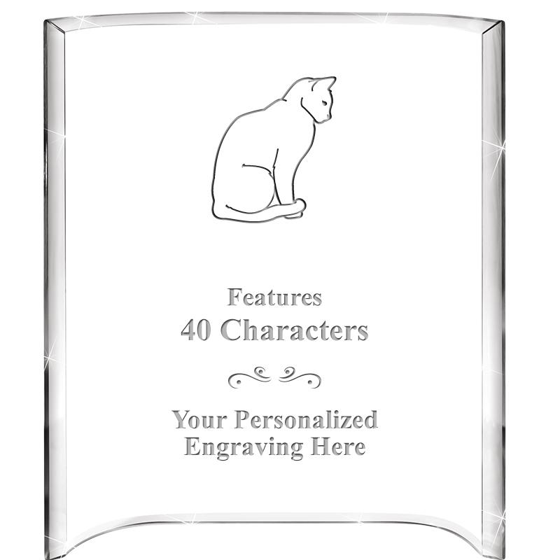 5"X 7" VERTICAL CURVA ACRYLIC