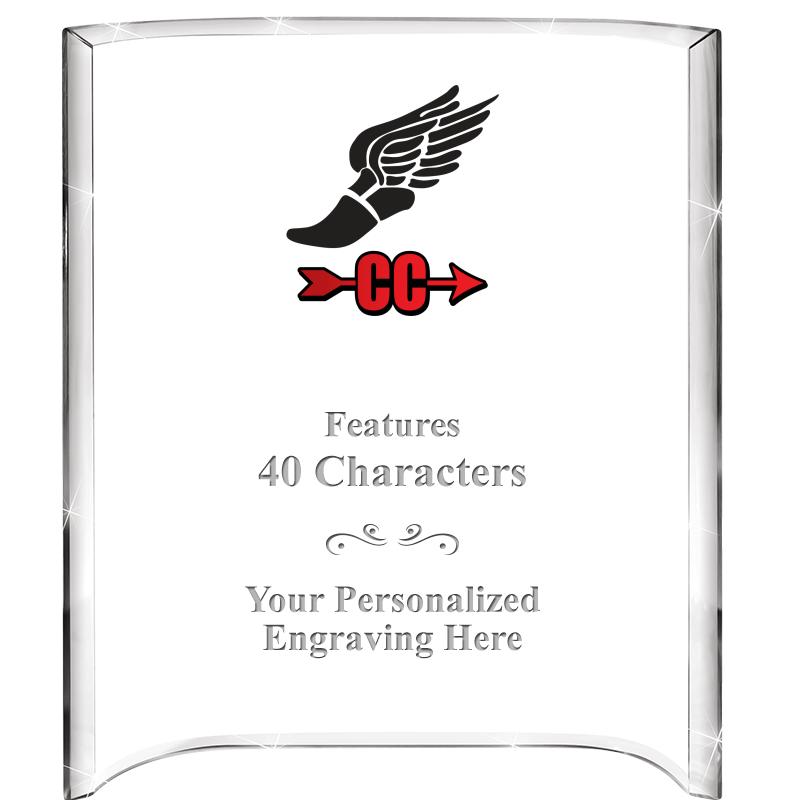 5"X 7" VERTICAL CURVA ACRYLIC