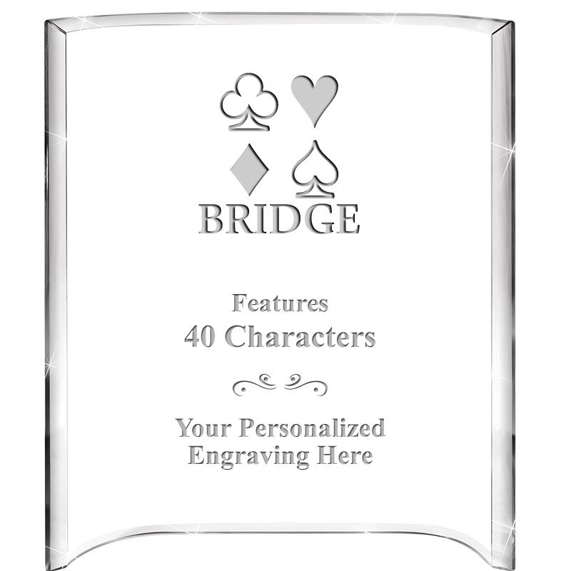 5"X 7" VERTICAL CURVA ACRYLIC