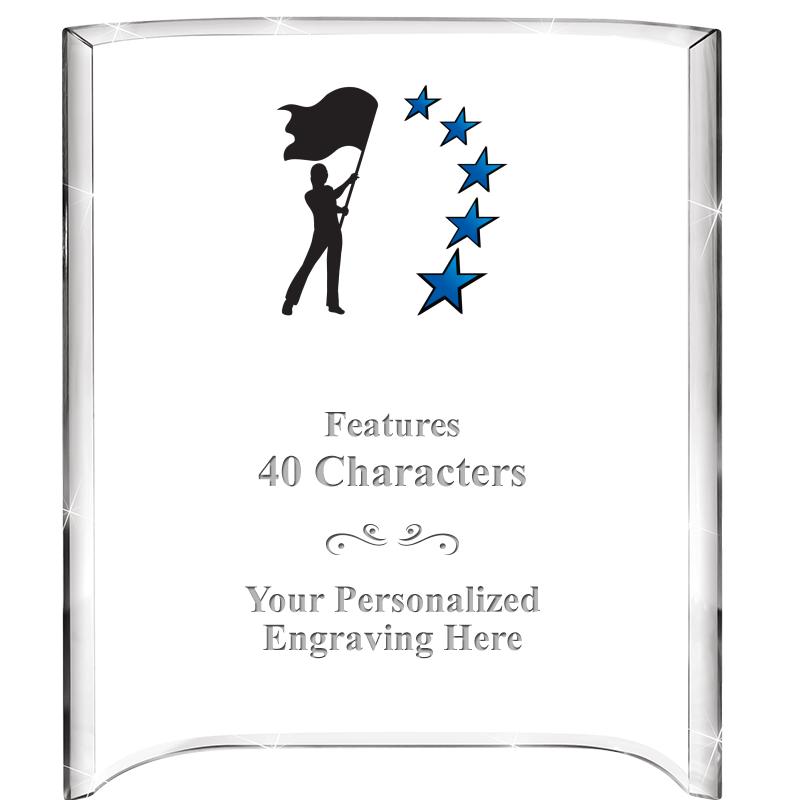 5"X 7" VERTICAL CURVA ACRYLIC