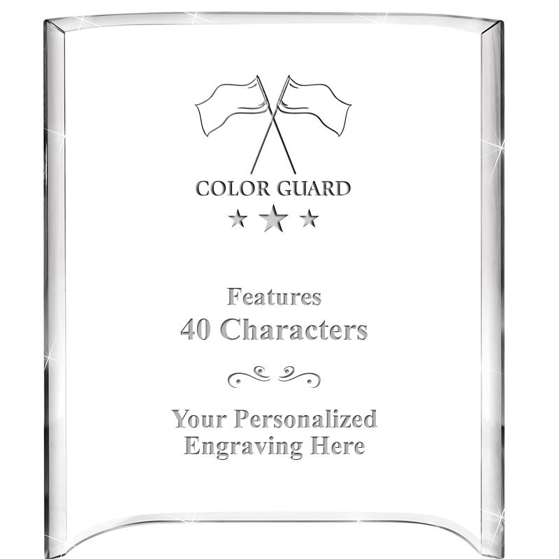 5"X 7" VERTICAL CURVA ACRYLIC