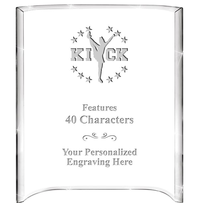 5"X 7" VERTICAL CURVA ACRYLIC