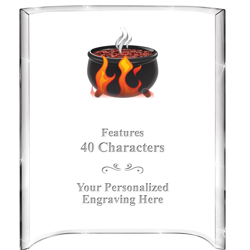 5"X 7" VERTICAL CURVA ACRYLIC