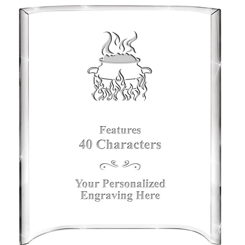 5"X 7" VERTICAL CURVA ACRYLIC