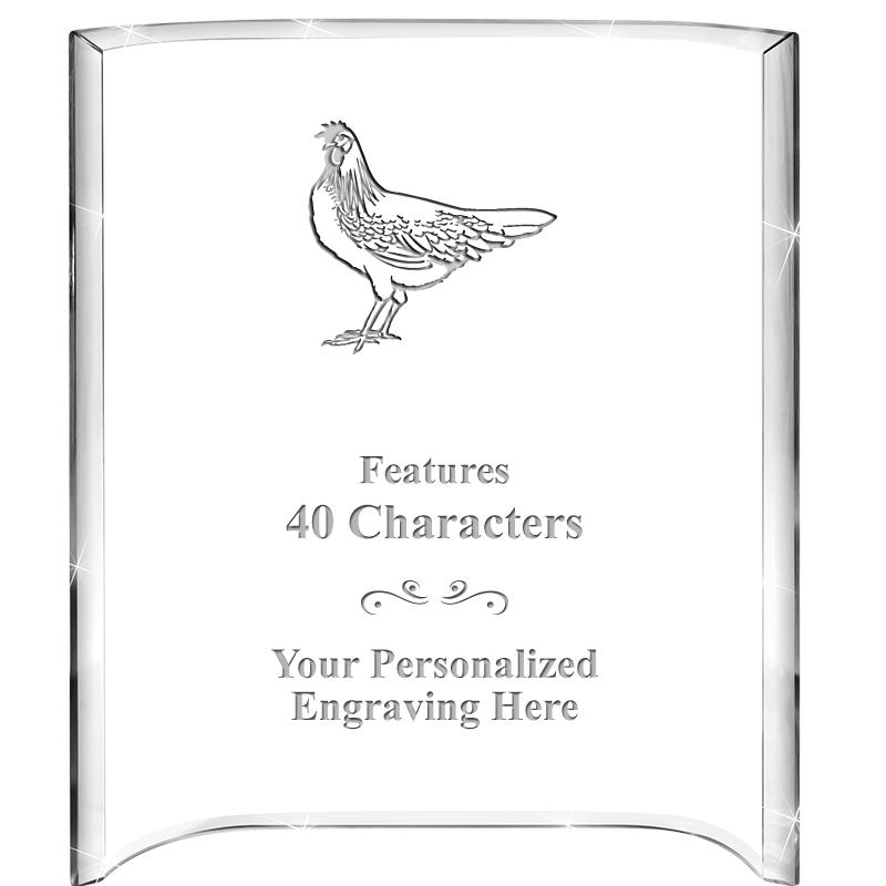 5"X 7" VERTICAL CURVA ACRYLIC