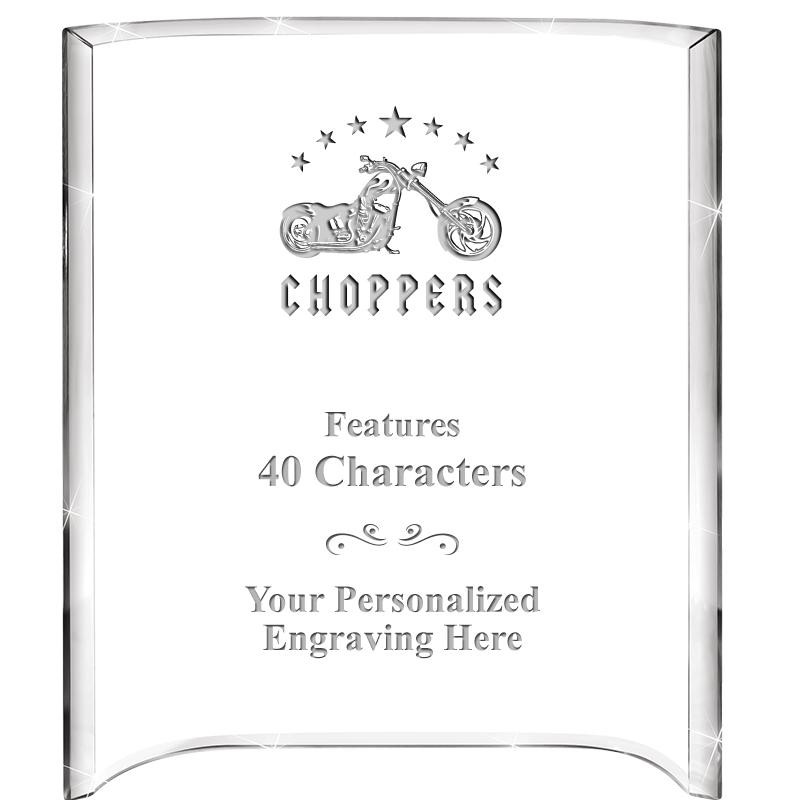 5"X 7" VERTICAL CURVA ACRYLIC