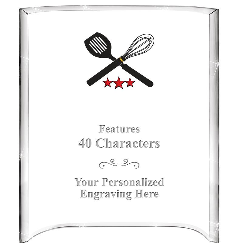 5"X 7" VERTICAL CURVA ACRYLIC