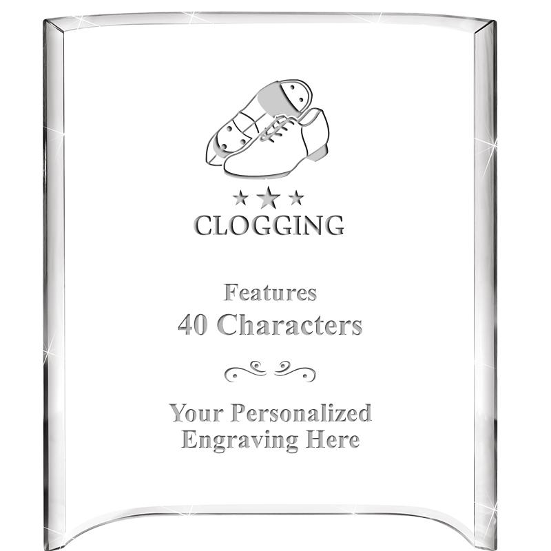 5"X 7" VERTICAL CURVA ACRYLIC