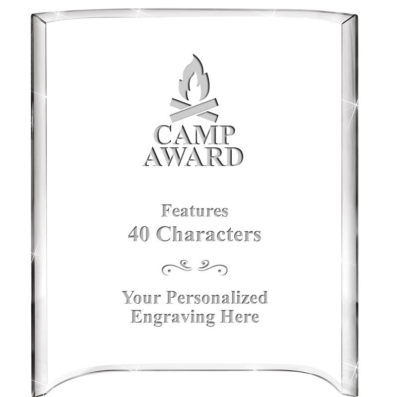 5"X 7" VERTICAL CURVA ACRYLIC