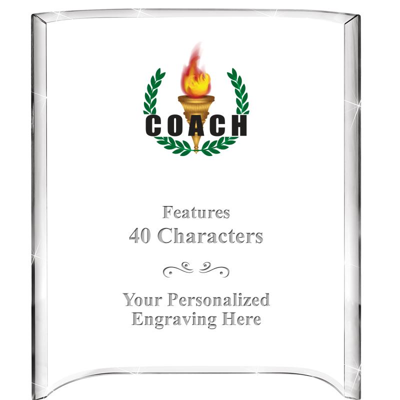 5"X 7" VERTICAL CURVA ACRYLIC