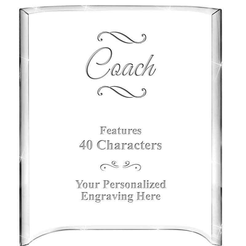 5"X 7" VERTICAL CURVA ACRYLIC