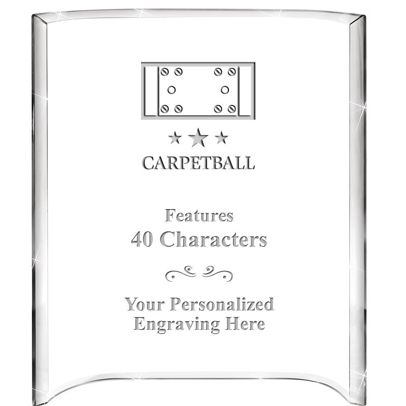 5"X 7" VERTICAL CURVA ACRYLIC