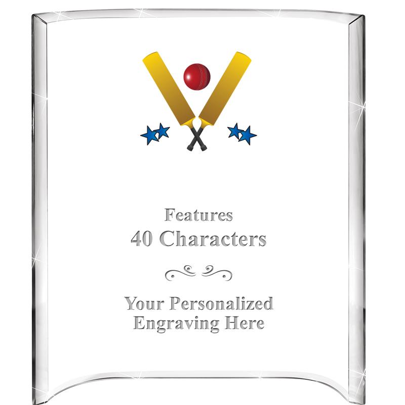 5"X 7" VERTICAL CURVA ACRYLIC