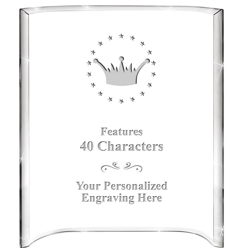 5"X 7" VERTICAL CURVA ACRYLIC