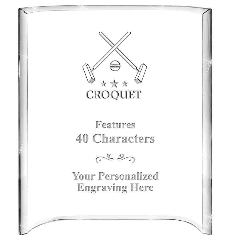 5"X 7" VERTICAL CURVA ACRYLIC