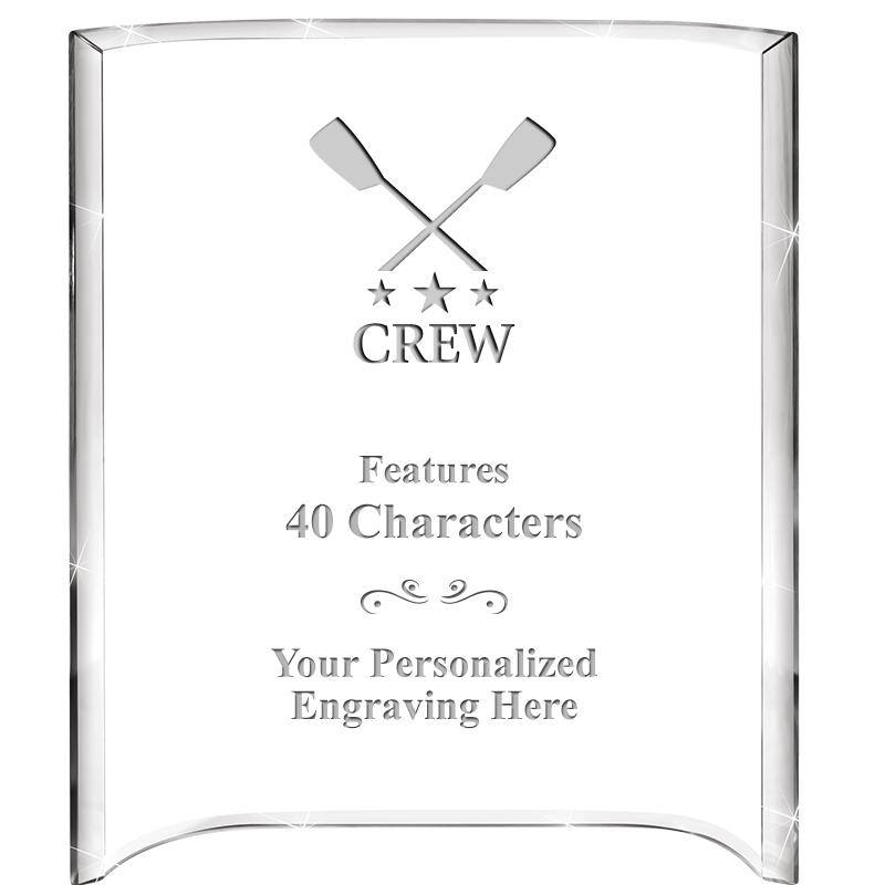 5"X 7" VERTICAL CURVA ACRYLIC