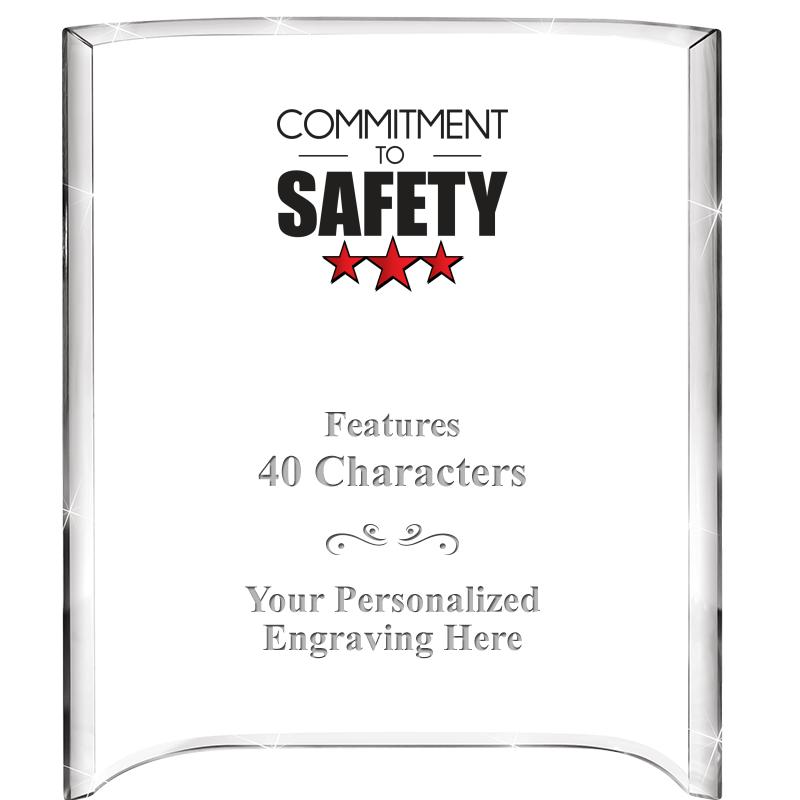 5"X 7" VERTICAL CURVA ACRYLIC