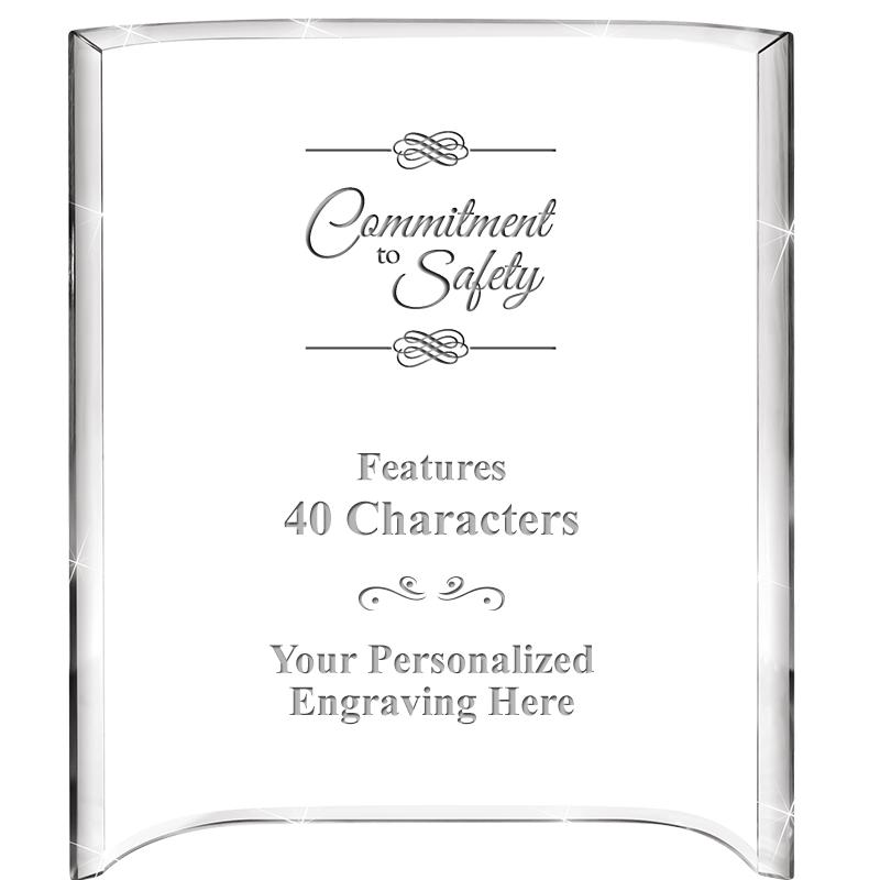 5"X 7" VERTICAL CURVA ACRYLIC