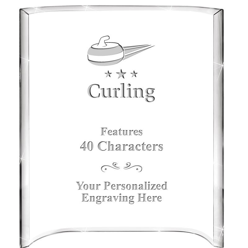 5"X 7" VERTICAL CURVA ACRYLIC