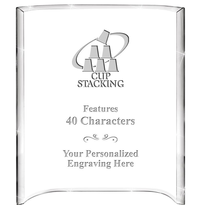 5"X 7" VERTICAL CURVA ACRYLIC