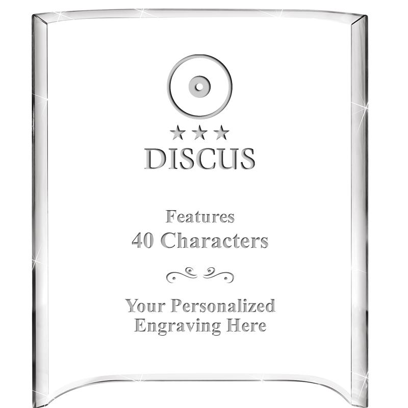 5"X 7" VERTICAL CURVA ACRYLIC