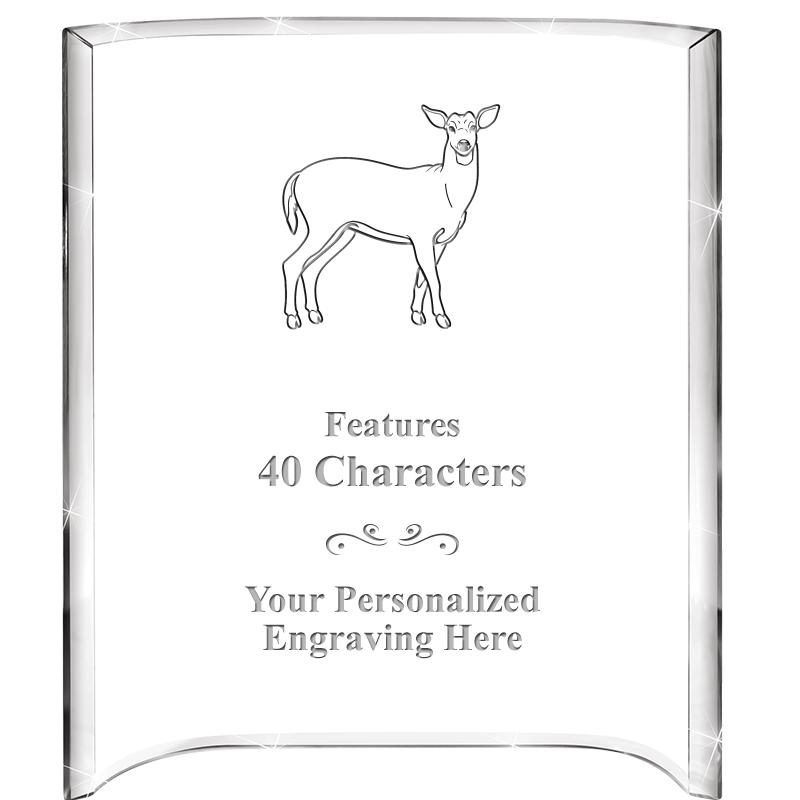 5"X 7" VERTICAL CURVA ACRYLIC