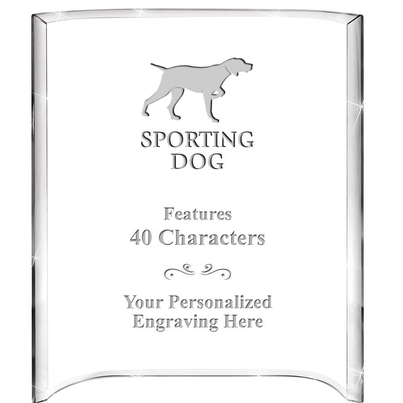 5"X 7" VERTICAL CURVA ACRYLIC