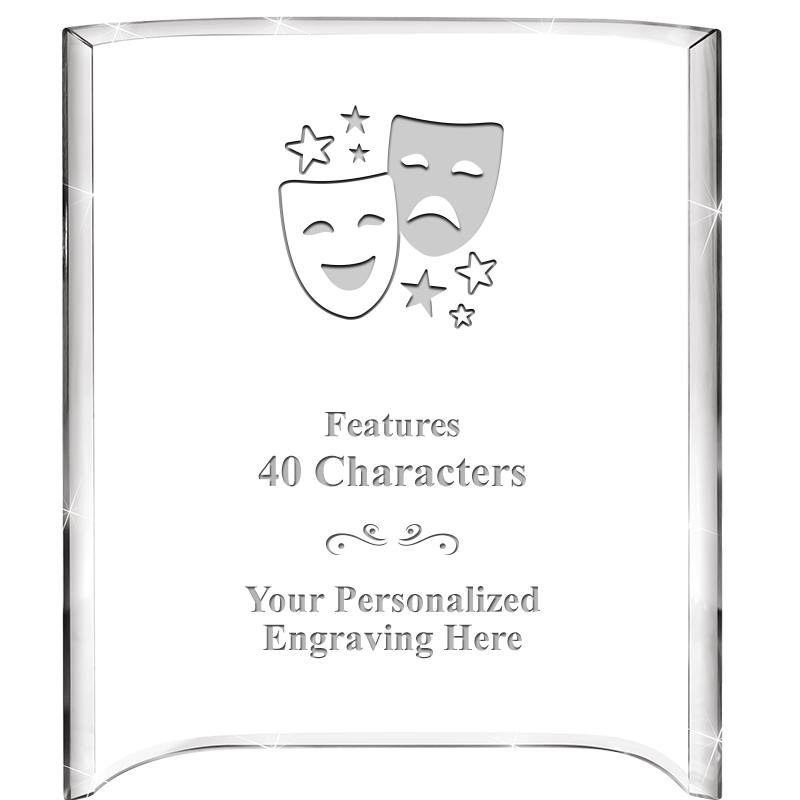 5"X 7" VERTICAL CURVA ACRYLIC