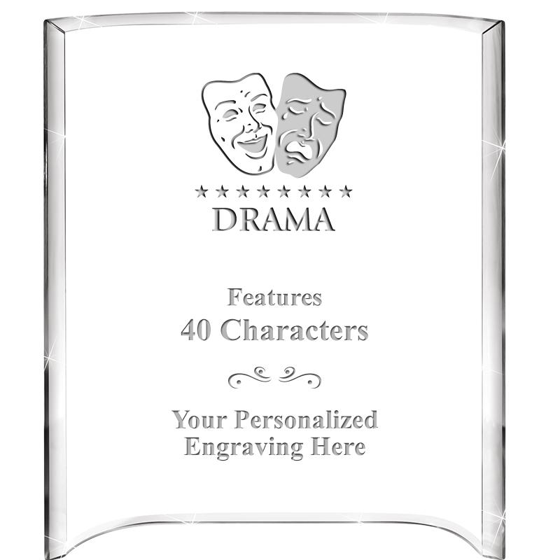 5"X 7" VERTICAL CURVA ACRYLIC