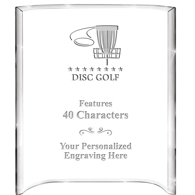 5"X 7" VERTICAL CURVA ACRYLIC