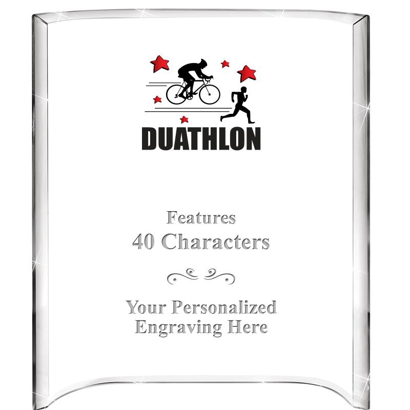 5"X 7" VERTICAL CURVA ACRYLIC