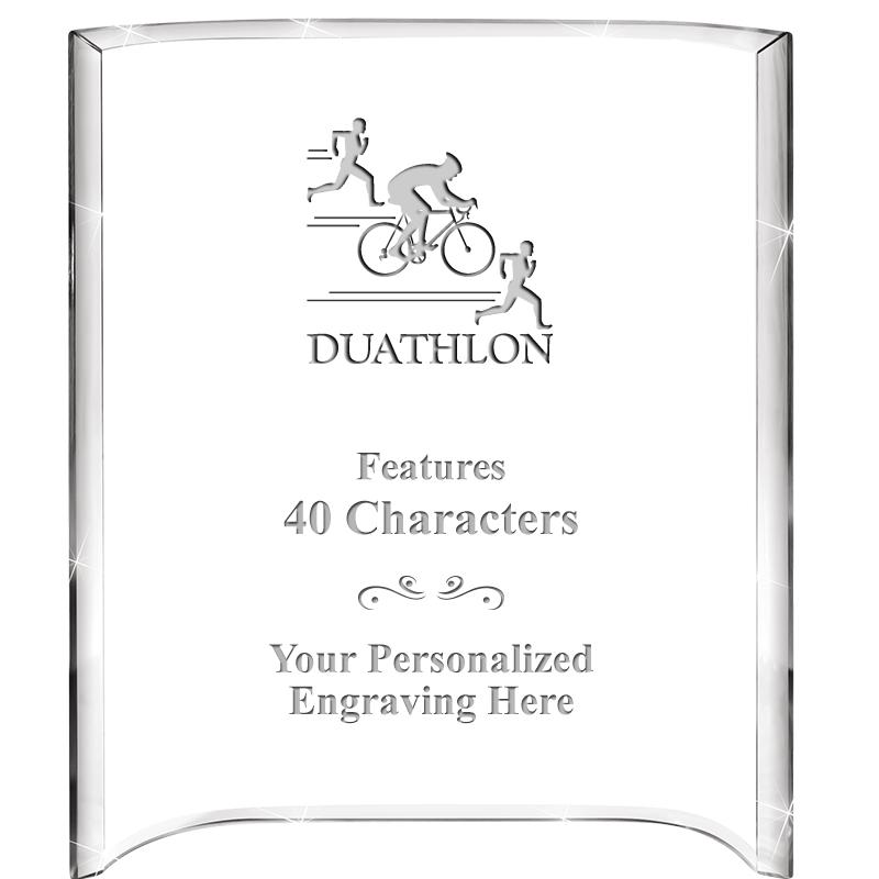 5"X 7" VERTICAL CURVA ACRYLIC