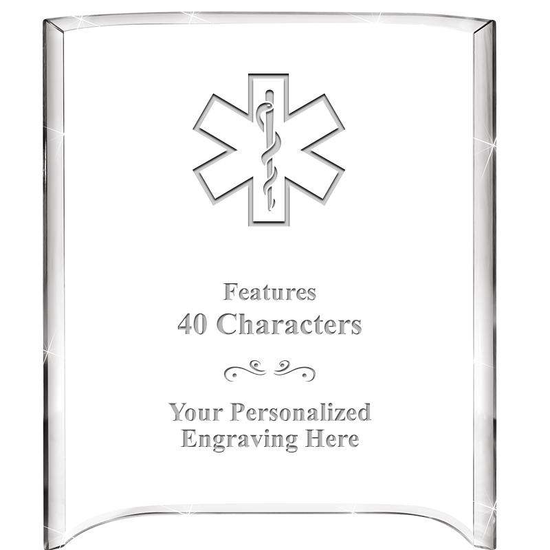 5"X 7" VERTICAL CURVA ACRYLIC