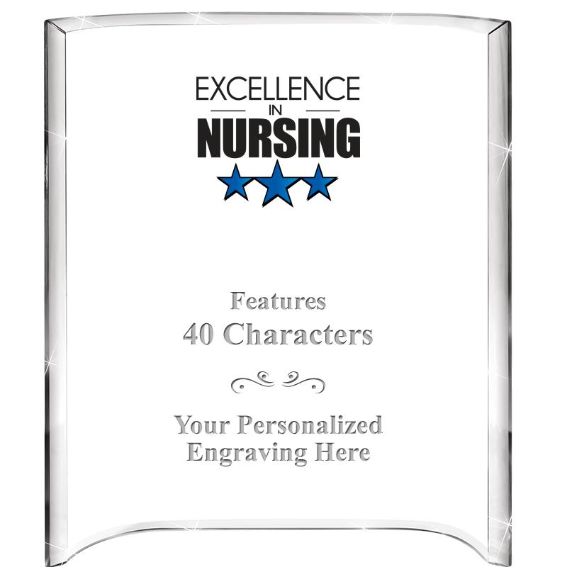 5"X 7" VERTICAL CURVA ACRYLIC