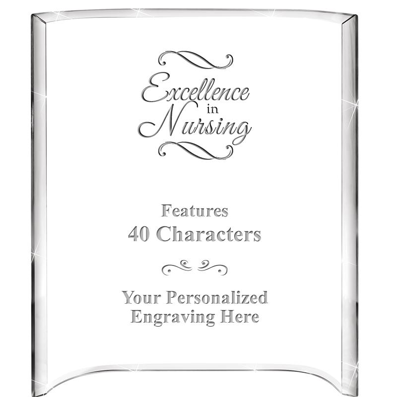 5"X 7" VERTICAL CURVA ACRYLIC