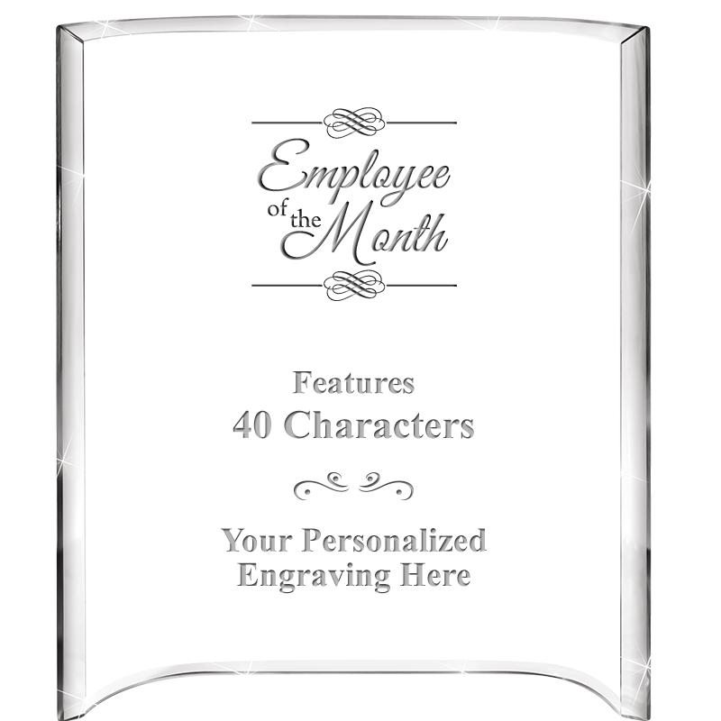 5"X 7" VERTICAL CURVA ACRYLIC