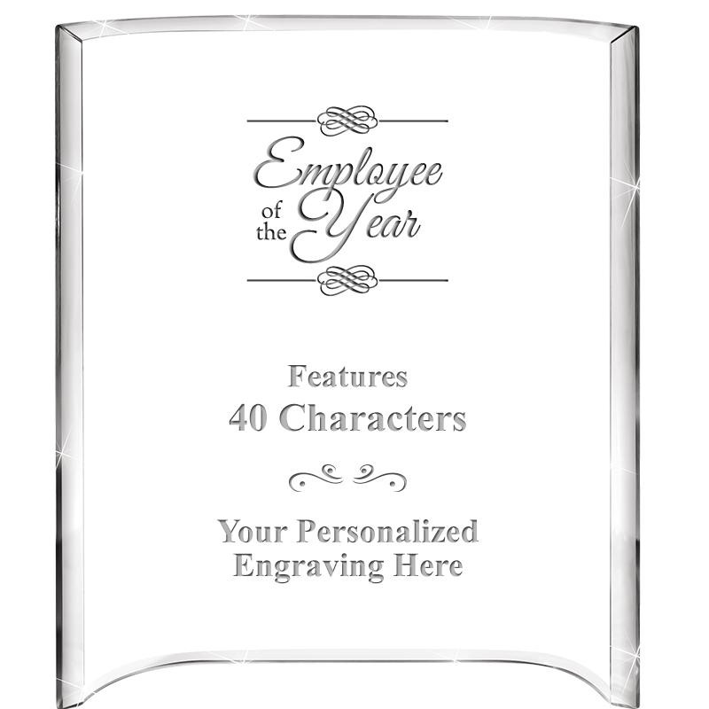 5"X 7" VERTICAL CURVA ACRYLIC