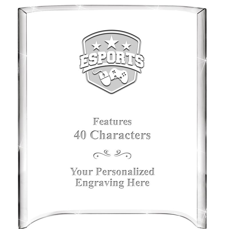 5"X 7" VERTICAL CURVA ACRYLIC