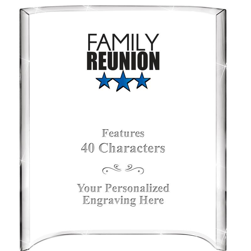 5"X 7" VERTICAL CURVA ACRYLIC