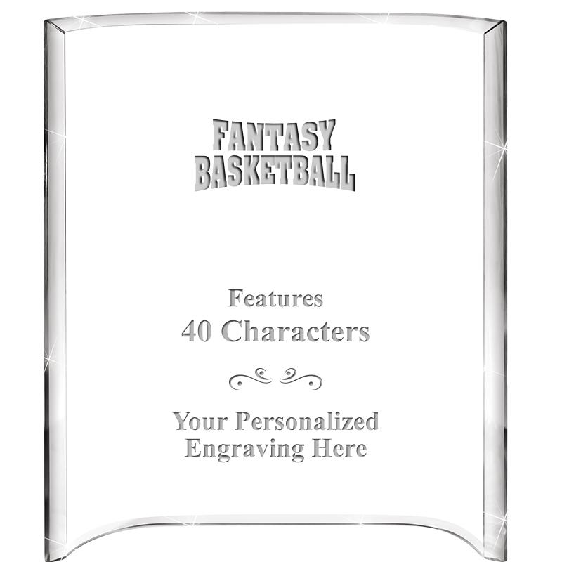 5"X 7" VERTICAL CURVA ACRYLIC