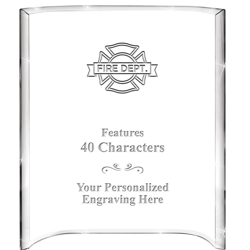 5"X 7" VERTICAL CURVA ACRYLIC