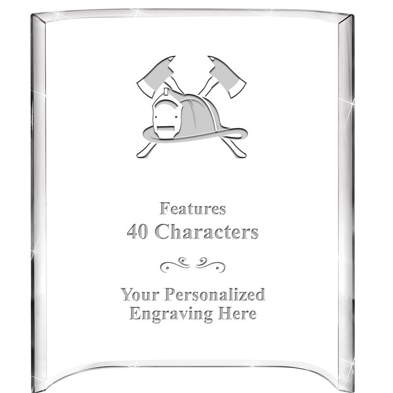 5"X 7" VERTICAL CURVA ACRYLIC