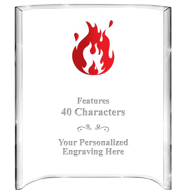 5"X 7" VERTICAL CURVA ACRYLIC