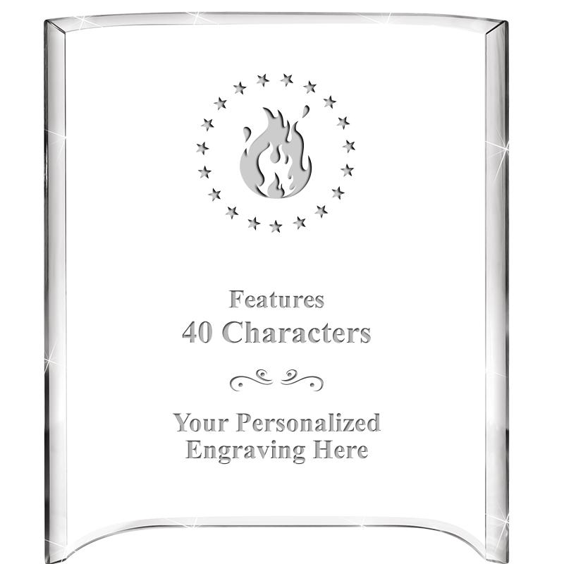 5"X 7" VERTICAL CURVA ACRYLIC