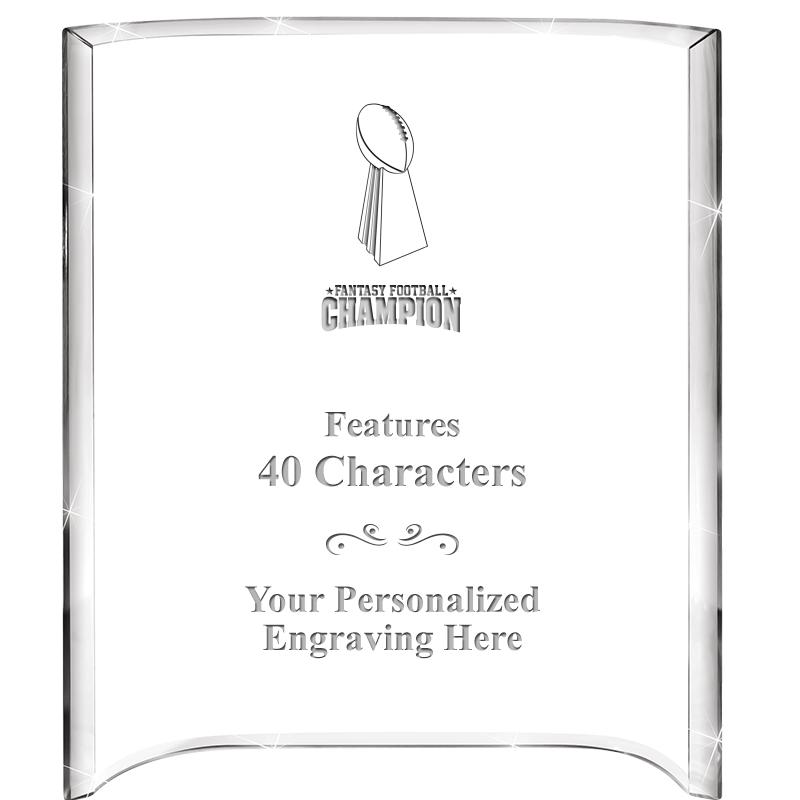 5"X 7" VERTICAL CURVA ACRYLIC