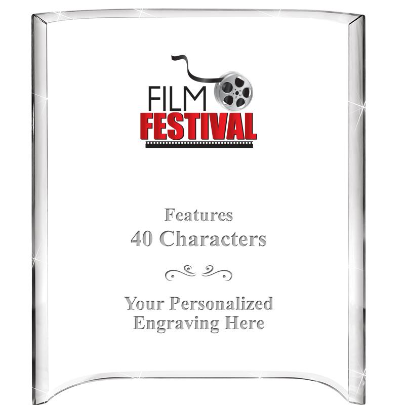 5"X 7" VERTICAL CURVA ACRYLIC