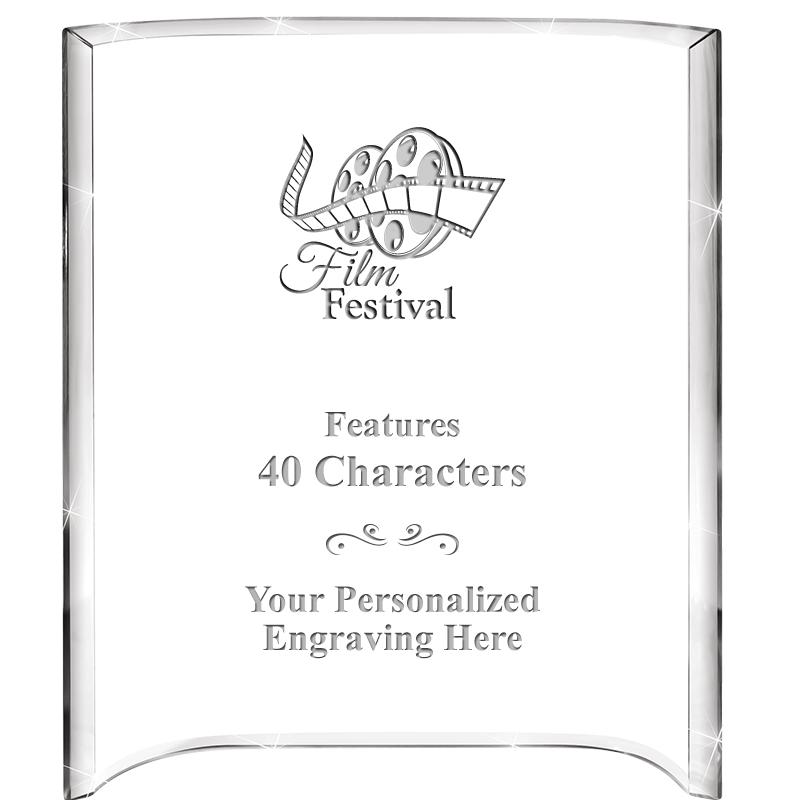 5"X 7" VERTICAL CURVA ACRYLIC