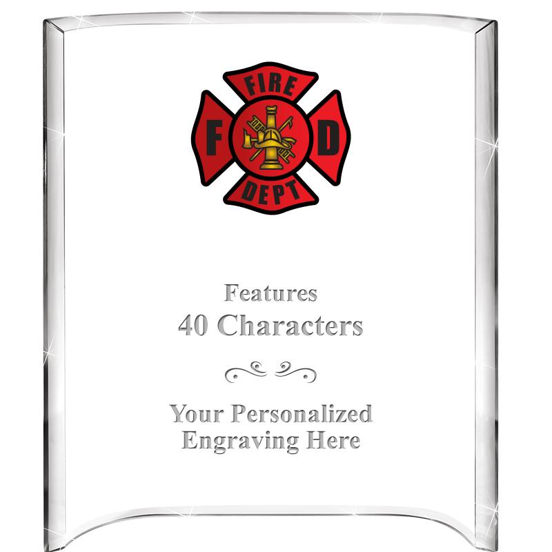 5"X 7" VERTICAL CURVA ACRYLIC