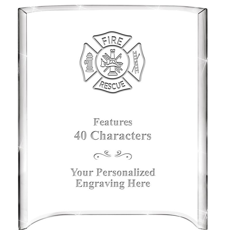 5"X 7" VERTICAL CURVA ACRYLIC