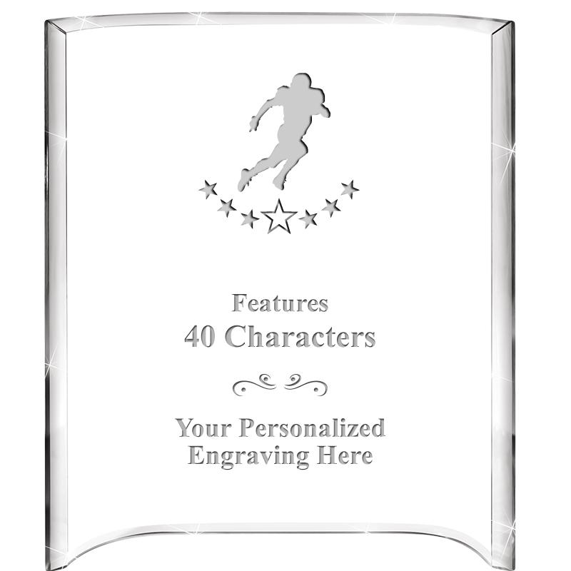 5"X 7" VERTICAL CURVA ACRYLIC